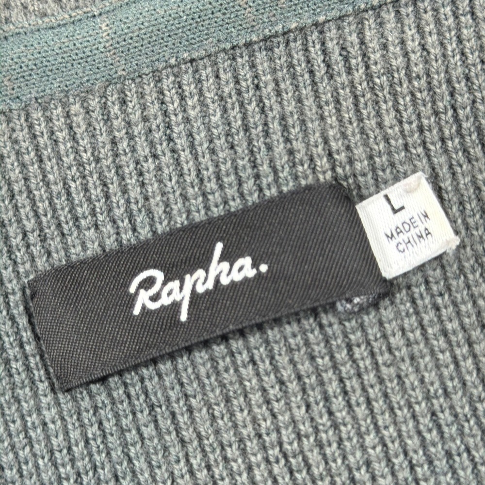 Rapha Pro Team Transfer Hoodie Men Large Slim Fit Sage Green Cycling Athleisure - Picture 6 of 9